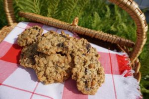 Spicy Raisin Oatmeal Cookies