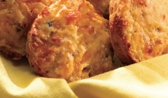 Bacon Cheddar Muffins