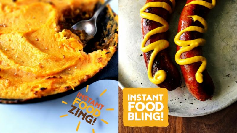 Mustard adds instant food zing and instant food bling!